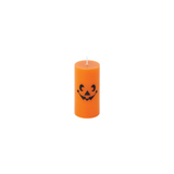 Pumpkin Face Pillar Candles (Set of 6) - 4 in