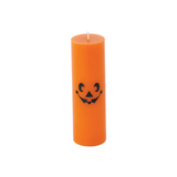 Pumpkin Face Pillar Candles (Set of 6) - 6 in