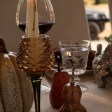 Pinecone Pedestal Votive Holders (Set of 2)