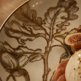 Gold Oak Leaf Plates (Set of 4)
