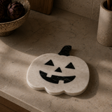 Halloween Pumpkin Marble Charcuterie Board