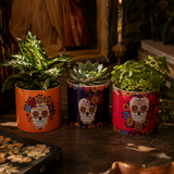 Sugar Skull Planters (Set of 3)