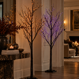 Curly Halloween Tree with Adapter - Large - 2 Assorted