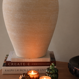 Pumpkin Shaped Glass Scented Candle (Set of 4)