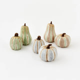 Striped Pumpkins (Set of 6)