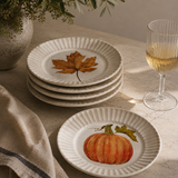 Fall "Paper" Plates (Set of 4)