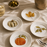 Fall "Paper" Plates (Set of 4)
