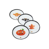 Mary Engelbreit "Handmade" Halloween Plates, Set of 4 Assorted