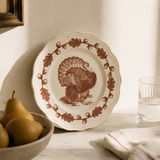 Turkey Scalloped Plate (Set of 4)