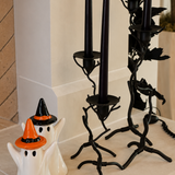 Lit Ceramic Ghosts (Set of 2)