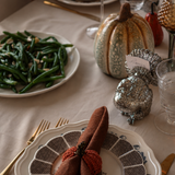 Presley Pumpkin Beaded Napkin Rings (Set of 6)
