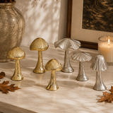 Metallic Mushrooms  (Set of 6)
