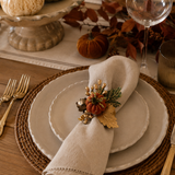 Pumpkin Cluster Napkin Rings (Set of 4)