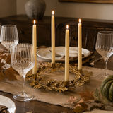 Oak Wreath Taper Candle Holder