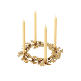 Oak Wreath Taper Candle Holder